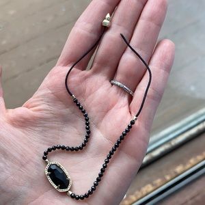 BROKEN Kendra Scott black bracelet beaded